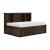 Meghan Wood/Wood Veneer Lounge Storage Bed, Full Size