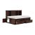 Meghan Wood/Wood Veneer Lounge Storage Bed, Full Size