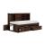 Meghan Wood/Wood Veneer Lounge Storage Bed