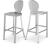 Maddox Stainless Steel Bar Stool