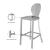 Maddox Stainless Steel Bar Stool