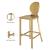 Maddox Stainless Steel Bar Stool