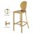 Maddox Stainless Steel Bar Stool