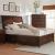 Barstow Wood Storage Platform Bed, Queen Size