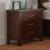 Barstow Wood Nightstand w/3 Drawers & Dual USB