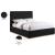 Monaco Boucle Fabric Queen Size Bed