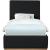 Monaco Boucle Fabric Twin Size Bed