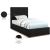 Monaco Boucle Fabric Twin Size Bed