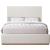 Monaco Boucle Fabric Bed