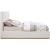 Monaco Boucle Fabric Queen Size Bed