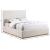 Monaco Boucle Fabric Queen Size Bed