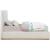 Monaco Boucle Fabric Twin Size Bed
