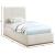 Monaco Boucle Fabric Twin Size Bed