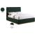 Monaco Boucle Fabric Queen Size Bed