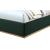 Monaco Boucle Fabric Twin Size Bed