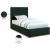 Monaco Boucle Fabric Twin Size Bed