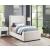 Oliver Boucle Fabric Twin Size Bed
