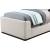 Oliver Boucle Fabric Twin Size Bed