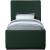 Oliver Boucle Fabric Twin Size Bed