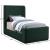 Oliver Boucle Fabric Twin Size Bed