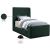 Oliver Boucle Fabric Twin Size Bed