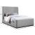 Oliver Boucle Fabric King Size Bed