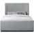 Oliver Boucle Fabric Queen Size Bed