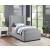 Oliver Boucle Fabric Twin Size Bed