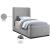 Oliver Boucle Fabric Twin Size Bed