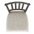 Grant Park Linen/Wood Slat Back Side Chair