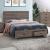 Brantford 3D Paper Veneer Storage Bed, King Size