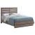 Brantford 3D Paper Veneer Panel Bed, Eastern King Size