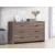 Brantford 3D Paper Veneer Dresser w/6 Drawers