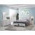 Brantford 3D Paper Veneer Storage Bedroom Set, King Size