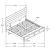 Brantford 3D Paper Veneer Storage Bed, King Size