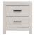 Brantford 3D Paper Veneer Nightstand w/2 Drawers