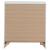 Brantford 3D Paper Veneer Nightstand w/2 Drawers