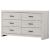 Brantford 3D Paper Veneer Dresser w/6 Drawers