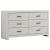 Brantford 3D Paper Veneer Dresser w/6 Drawers