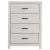 Brantford 3D Paper Veneer Chest w/4 Drawers