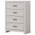 Brantford 3D Paper Veneer Chest w/4 Drawers