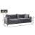 Naomi Velvet Sofa
