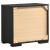 Blacktoft Wood Nightstand w/2 Drawers