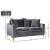 Naomi Velvet Loveseat