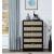 Sage 5-Drawer Wood Chest with Natural Cane Drawer Front
