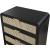 Sage 5-Drawer Wood Chest with Natural Cane Drawer Front