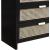 Sage 6-Drawer Wood Dresser with Natural Cane Drawer Front