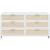 Sage 6-Drawer Wood Dresser with Natural Cane Drawer Front