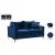 Naomi Velvet Loveseat
