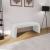 Arc Boucle Fabric Bench